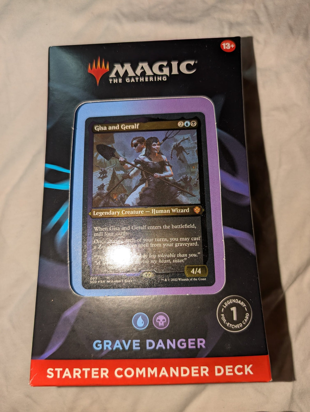 Grave Danger Starter Commander Deck - real product photo