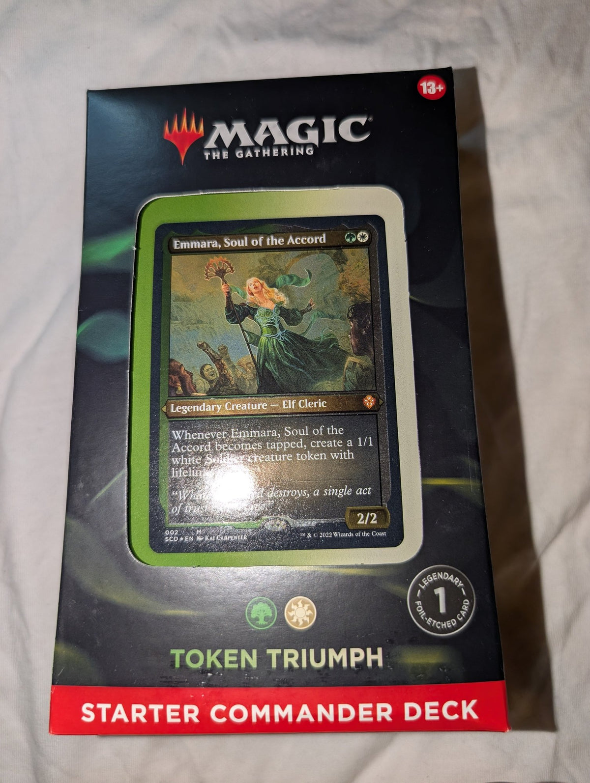 Token Triumph Starter Commander Deck - real product photo