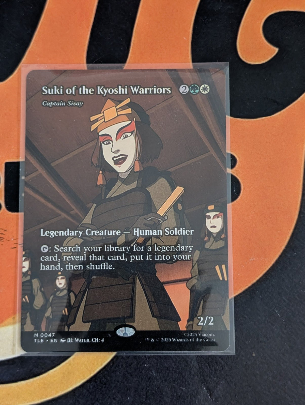 Suki of the Kyoshi Warriors (Captain Sisay) – actual card photo, copy 2